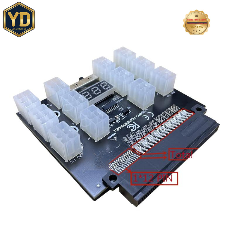 2400W Server Psu Breakout Board - Scheda Adattatore YD PCI-E 12V 50Pin