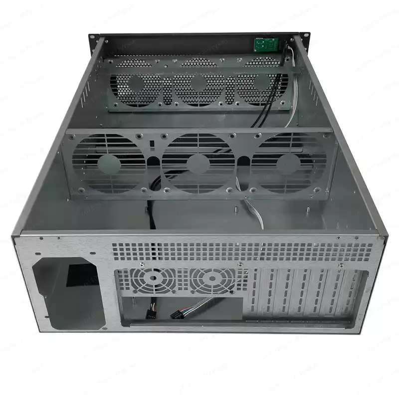 8 Gpu 4U Server Chassis - Chassis 4U per Schede Grafiche Multiple,