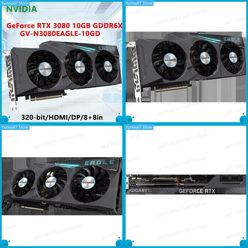 Rtx 3080 10Gb Gpu - Scheda Video GIGABYTE RTX 3080 GV