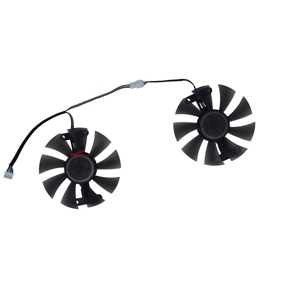 Rx 580 8Gb 2048Sp Gpu - 2 pz/set,GA91S2H, ventola della scheda grafica,
