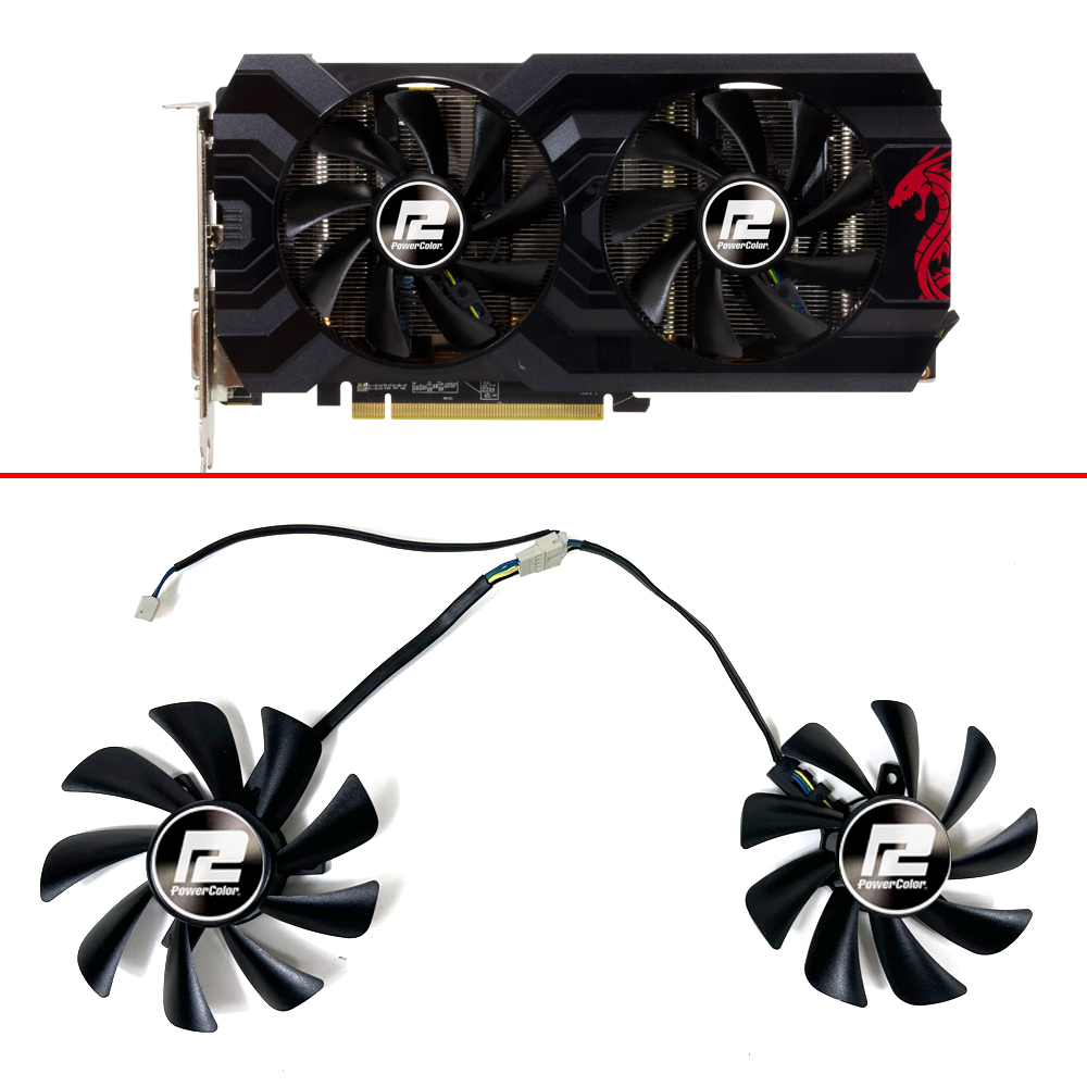 Rx 580 8Gb 2048Sp Gpu - Nuova ventola di raffreddamento 85MM T129215SU