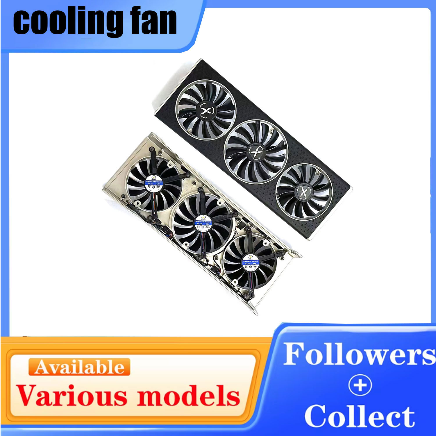 Rx 6700 Xt 12Gb Graphics Card - Ventola di raffreddamento e case CF9015U12S