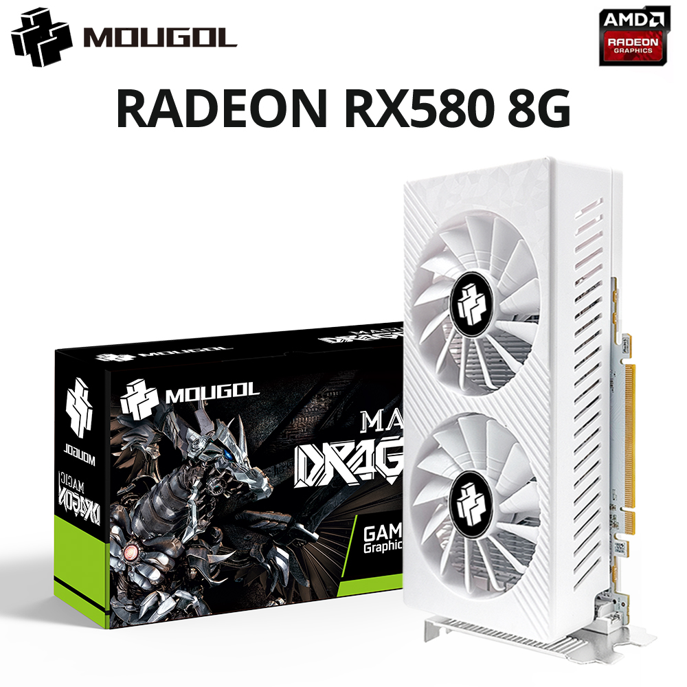 Rx 580 8Gb 2048Sp Gpu - MOUGOL AMD Radeon RX580 Scheda grafica