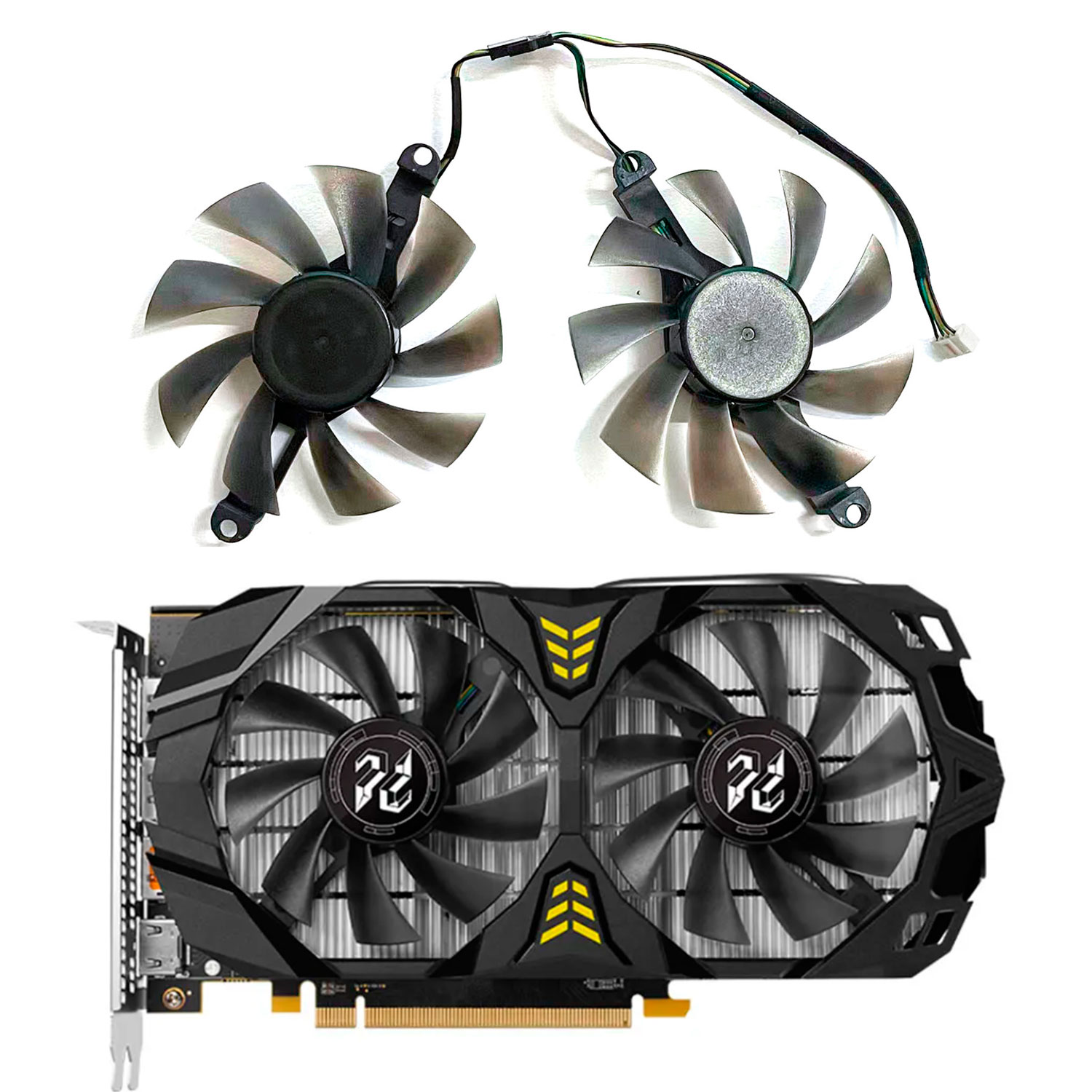 Rx 580 8Gb 2048Sp Gpu - Nuova ventola GPU 4PIN 85MM 75MM