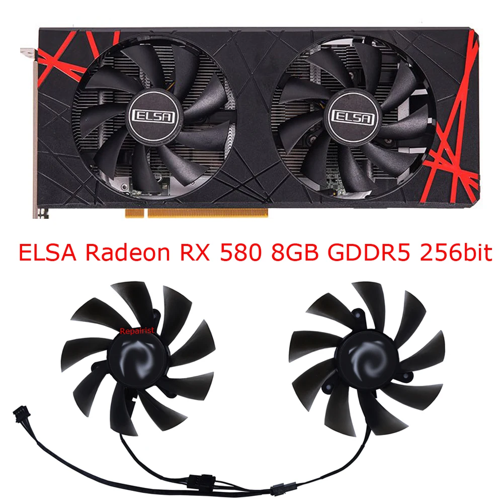 Rx 580 8Gb 2048Sp Gpu - Ventola per scheda Video, XY-D09015B, dispositivo