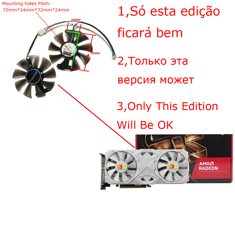 2 pz/set, FL8015 12VB, ventola - Rx 580 8Gb 2048Sp Gpu recensione e prezzo
