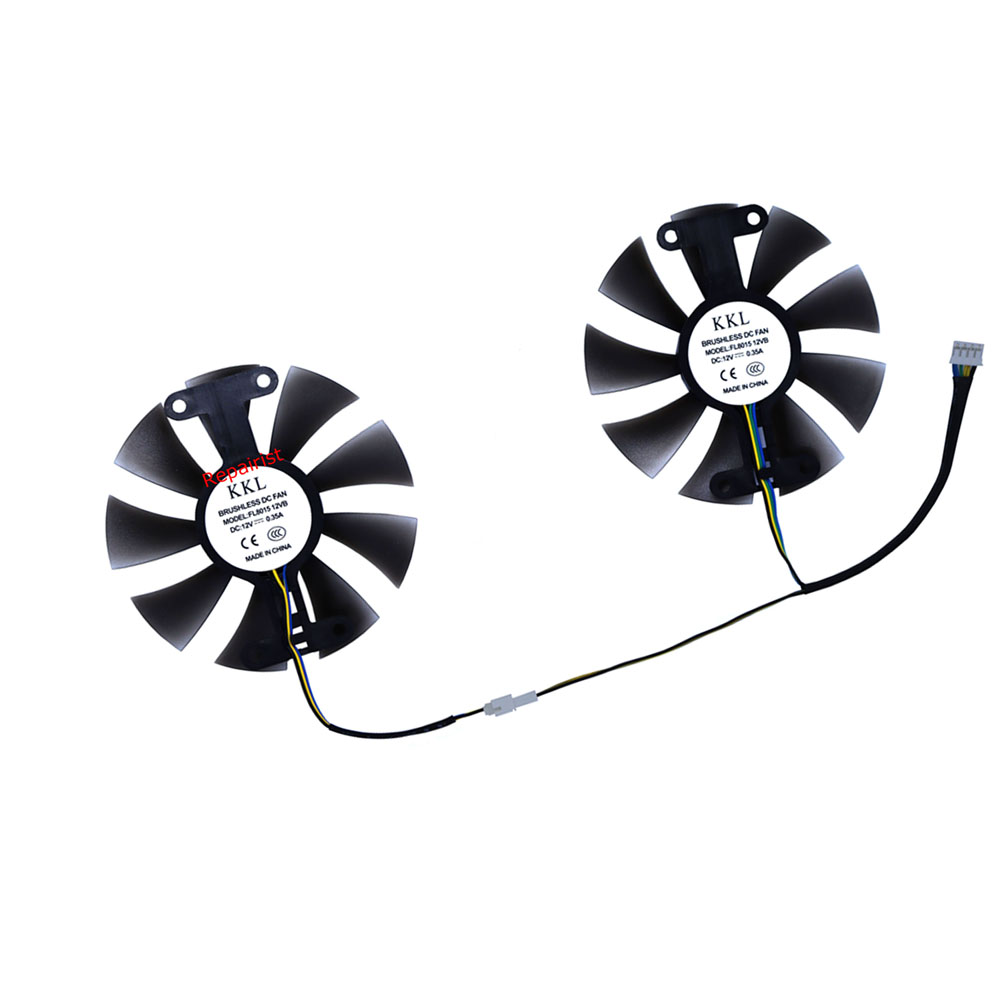 2 pz/set, ventola per schede V - Rx 580 8Gb 2048Sp Gpu recensione e prezzo