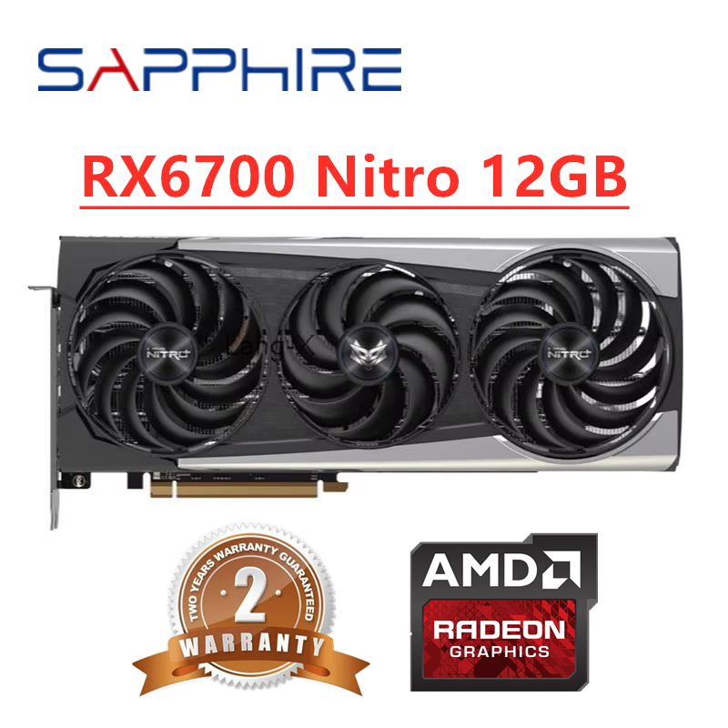 GPU Sapphire RX 6700 XT 6700XT - Rx 6700 Xt 12Gb Graphics Card recensione e prezzo