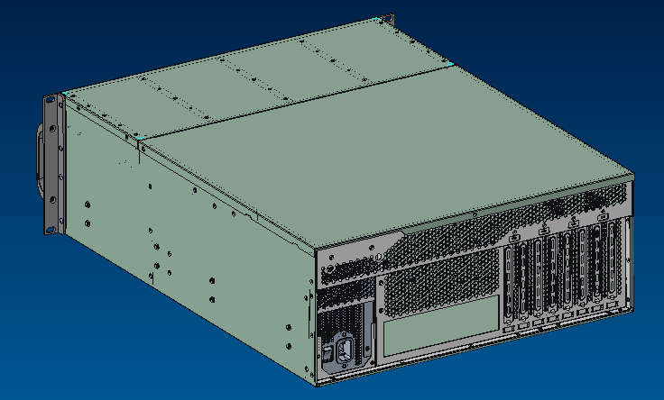 Rack 4U 4 alloggiamenti Hotswa - 8 Gpu 4U Server Chassis recensione e prezzo