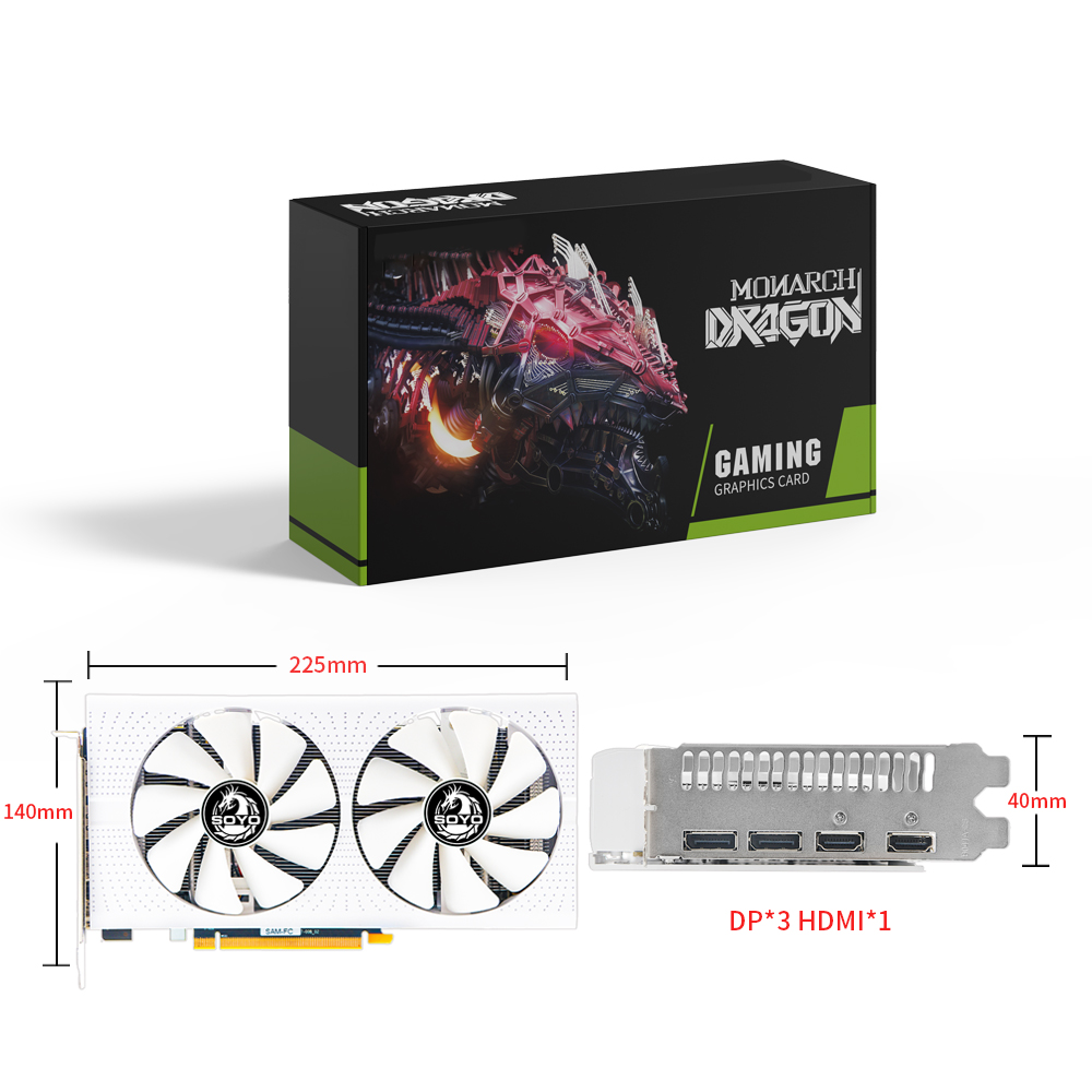 SOYO AMD Radeon RX580 Scheda g - Rx 580 8Gb 2048Sp Gpu recensione e prezzo
