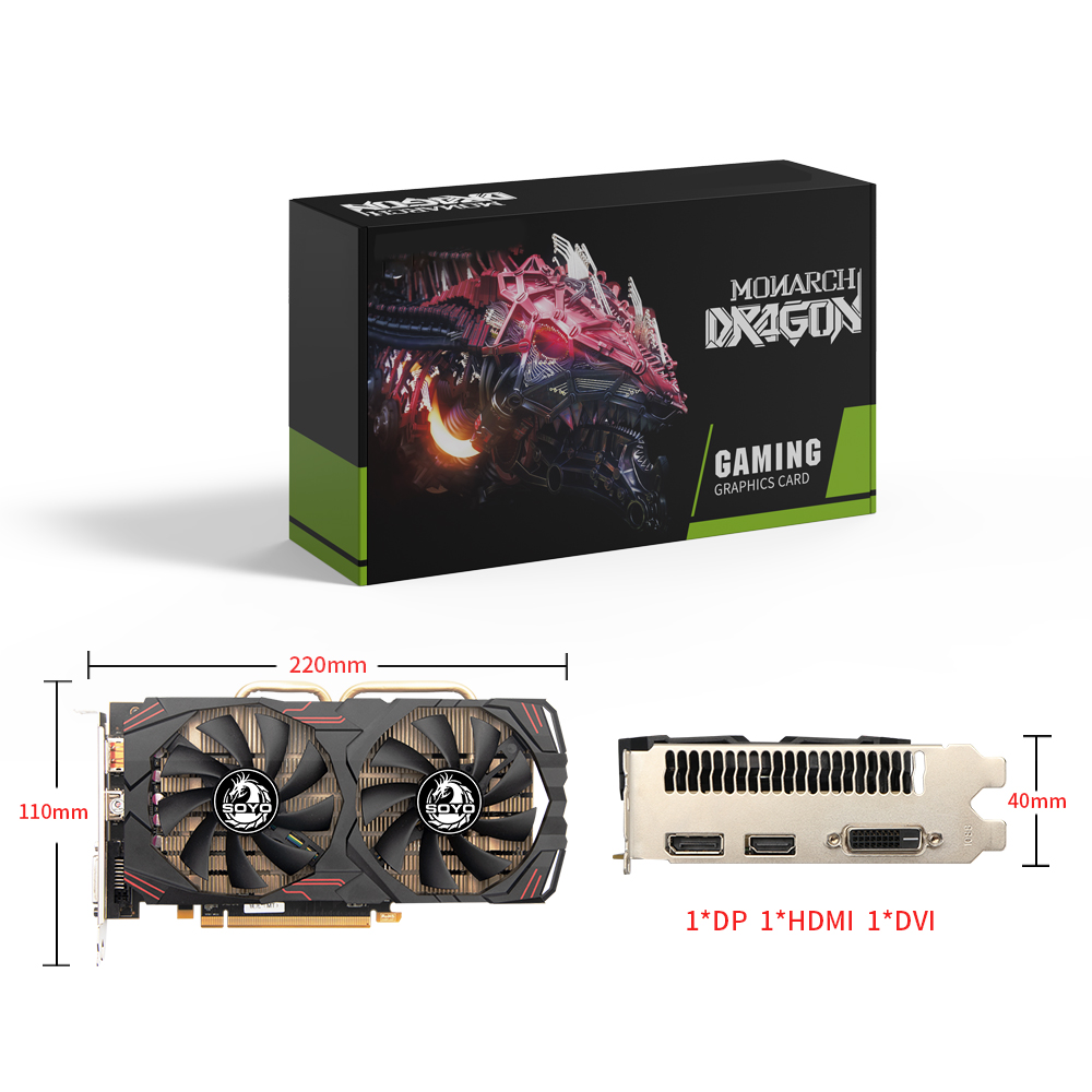 SOYO AMD Radeon RX580 Scheda g - Rx 580 8Gb 2048Sp Gpu recensione e prezzo