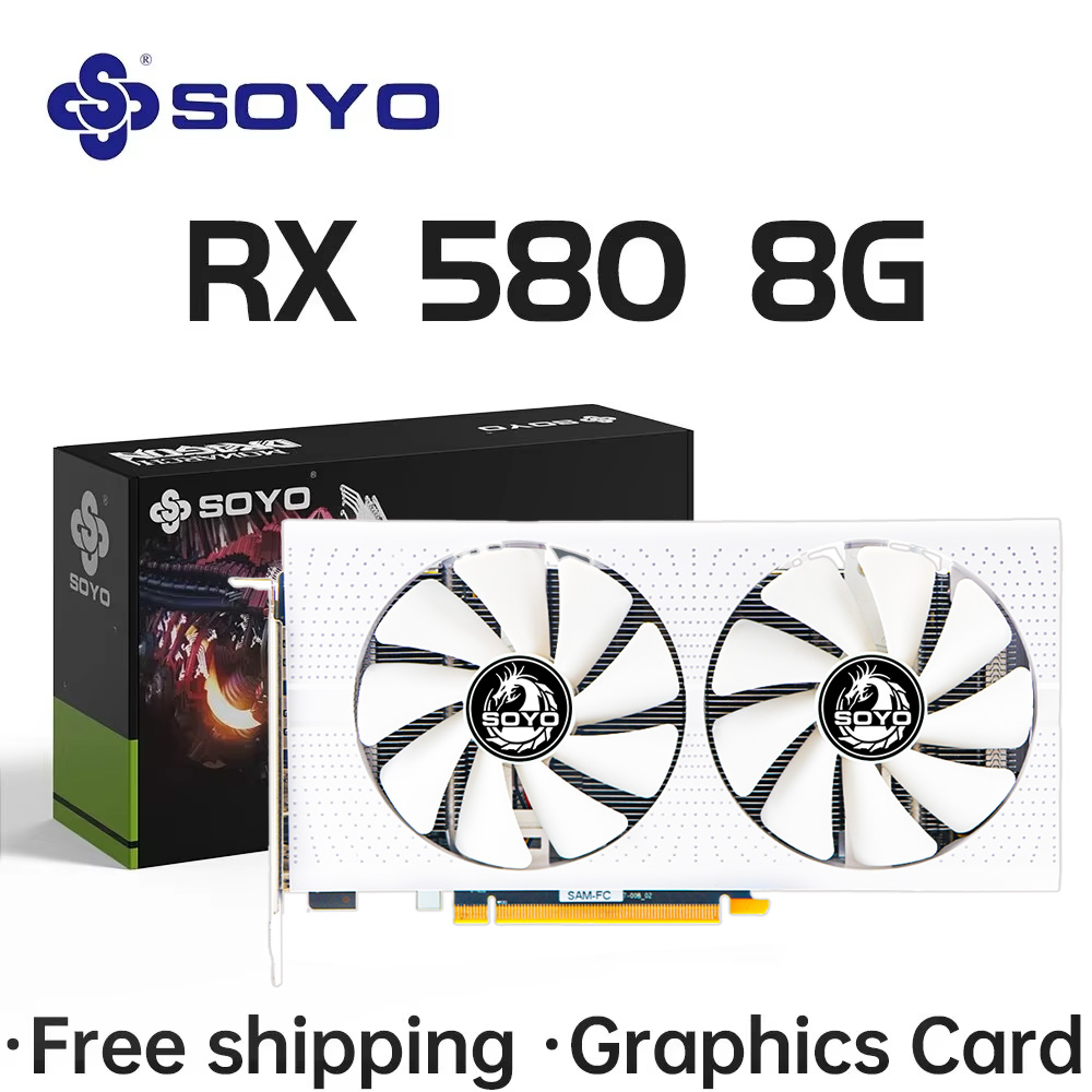 SOYO AMD Radeon RX580 Scheda g - Rx 580 8Gb 2048Sp Gpu recensione e prezzo