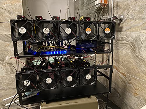 Custodia per computer con rack - 12 Gpu Open Air Frame Case recensione e prezzo