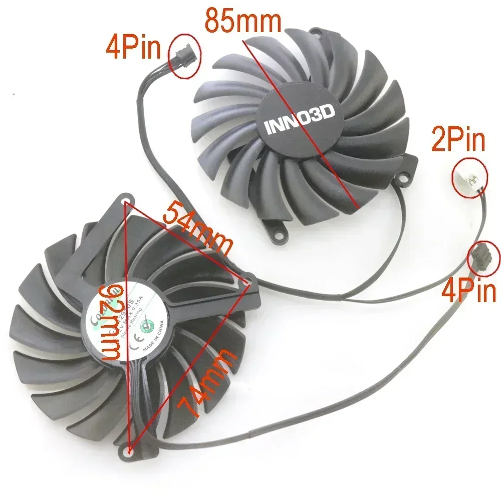 2 Pezzi/Lotto CF-12910S 85mm D - Rtx 3070 8Gb Graphics Card recensione e prezzo